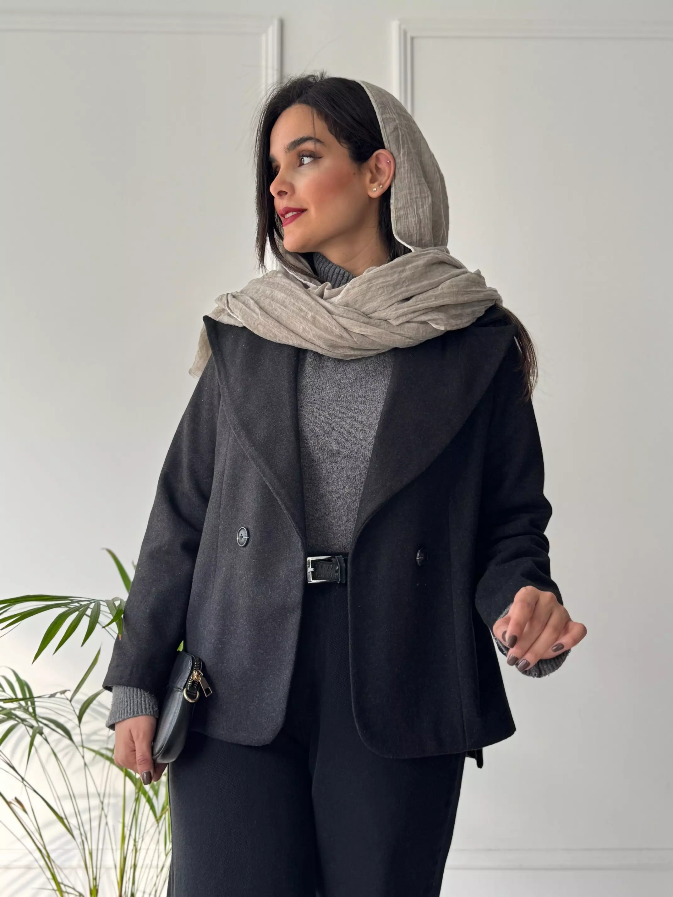 پالتو کتی آستردار آهو